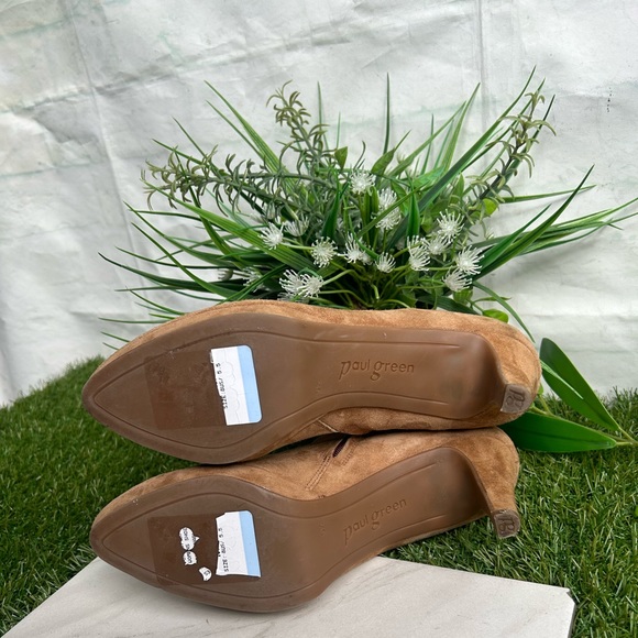 Elle Bootie. PAUL GREEN. Color: Sisal. US size 8 - Picture 14 of 16